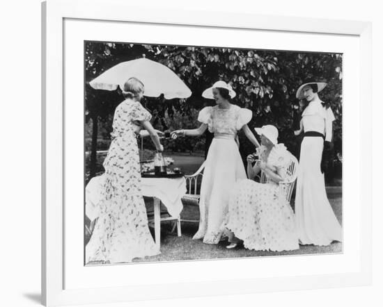 Ladies' Garden Party, 1934-null-Framed Photographic Print