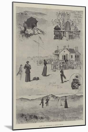 Ladies' Golf Championship at Portrush, Ireland-Joseph Holland Tringham-Mounted Giclee Print