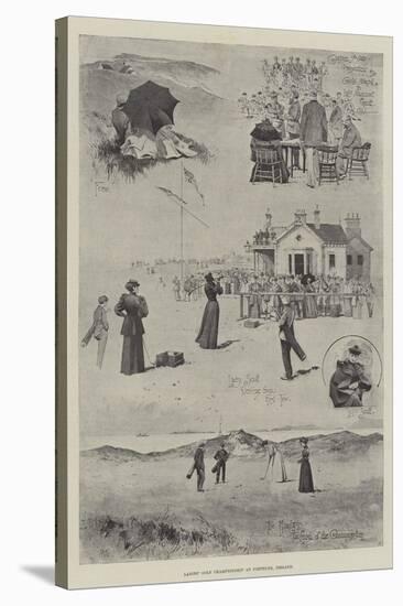 Ladies' Golf Championship at Portrush, Ireland-Joseph Holland Tringham-Stretched Canvas