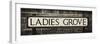 Ladies Grove Sign - St Albans - Hertfordshire - London - UK - England - United Kingdom - Europe-Philippe Hugonnard-Framed Photographic Print