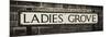 Ladies Grove Sign - St Albans - Hertfordshire - London - UK - England - United Kingdom - Europe-Philippe Hugonnard-Mounted Photographic Print