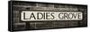 Ladies Grove Sign - St Albans - Hertfordshire - London - UK - England - United Kingdom - Europe-Philippe Hugonnard-Framed Stretched Canvas