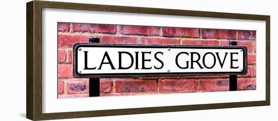 Ladies Grove Sign - St Albans - Hertfordshire - London - UK - England - United Kingdom - Europe-Philippe Hugonnard-Framed Photographic Print