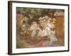 Ladies in a Garden-Jose Villegas y Cordero-Framed Giclee Print