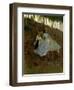 Ladies in Countryside-Tito Conti-Framed Giclee Print