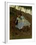 Ladies in Countryside-Tito Conti-Framed Giclee Print