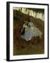 Ladies in Countryside-Tito Conti-Framed Giclee Print