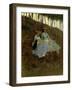 Ladies in Countryside-Tito Conti-Framed Giclee Print