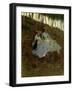 Ladies in Countryside-Tito Conti-Framed Giclee Print