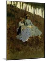 Ladies in Countryside-Tito Conti-Mounted Giclee Print