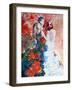 Ladies In Floral Dresses-Mary Smith-Framed Giclee Print