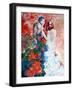 Ladies In Floral Dresses-Mary Smith-Framed Giclee Print