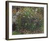 Ladies in Flowers, 1875-Claude Monet-Framed Premium Giclee Print