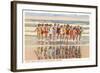 Ladies in Surf, Miami Beach, Florida-null-Framed Art Print