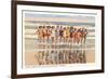 Ladies in Surf, Miami Beach, Florida-null-Framed Art Print