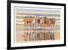 Ladies in Surf, Miami Beach, Florida-null-Framed Art Print