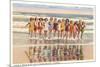 Ladies in Surf, Miami Beach, Florida-null-Mounted Premium Giclee Print