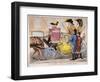 Ladies Inside a Muddy, Bond Street, London, 1800-Isaac Cruikshank-Framed Giclee Print