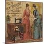 Ladies Looking at Sewing Machine-null-Mounted Giclee Print