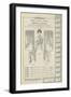 Ladies' Nightgown, Page from Frette Catalogue, 1911-null-Framed Giclee Print