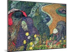 Ladies of Arles (Memories of the Garden at Etten), c.1888-Vincent van Gogh-Mounted Giclee Print