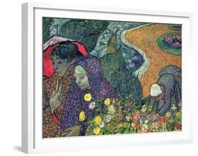 Ladies of Arles (Memories of the Garden at Etten), c.1888-Vincent van Gogh-Framed Giclee Print