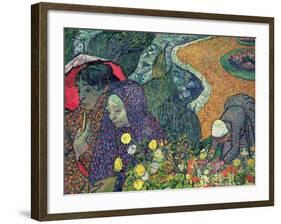 Ladies of Arles (Memories of the Garden at Etten), c.1888-Vincent van Gogh-Framed Giclee Print