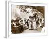 Ladies of Edwardian Society Take a Stroll in Hyde Park, 1905-null-Framed Photographic Print