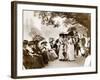 Ladies of Edwardian Society Take a Stroll in Hyde Park, 1905-null-Framed Photographic Print