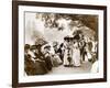 Ladies of Edwardian Society Take a Stroll in Hyde Park, 1905-null-Framed Photographic Print