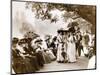 Ladies of Edwardian Society Take a Stroll in Hyde Park, 1905-null-Mounted Photographic Print