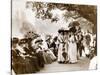 Ladies of Edwardian Society Take a Stroll in Hyde Park, 1905-null-Stretched Canvas