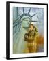 Ladies of Liberty-Hal Frenck-Framed Giclee Print