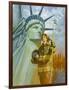 Ladies of Liberty-Hal Frenck-Framed Giclee Print