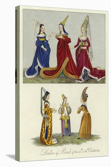 Ladies of Rank of the 15th and 16th Centuries-null-Stretched Canvas