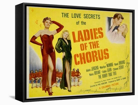 Ladies of the Chorus, Adele Jergens, Marilyn Monroe, 1948-null-Framed Stretched Canvas