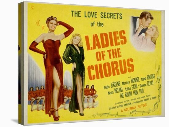 Ladies of the Chorus, Adele Jergens, Marilyn Monroe, 1948-null-Stretched Canvas