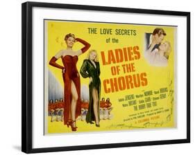 Ladies of the Chorus, Adele Jergens, Marilyn Monroe, 1948-null-Framed Art Print