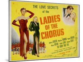 Ladies of the Chorus, Adele Jergens, Marilyn Monroe, 1948-null-Mounted Art Print