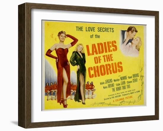 Ladies of the Chorus, Adele Jergens, Marilyn Monroe, 1948-null-Framed Art Print