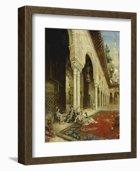 Ladies of the Harem-(attributed to) Leon Comerre-Framed Giclee Print