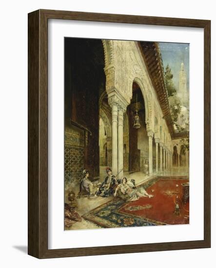 Ladies of the Harem-(attributed to) Leon Comerre-Framed Giclee Print