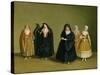 Ladies of the Knights of Malta with Their Maid Servant-Antoine de Favray-Stretched Canvas