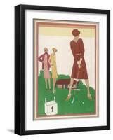 Ladies on a Golf Course-Berlinger-Framed Photographic Print