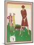 Ladies on a Golf Course-Berlinger-Mounted Photographic Print