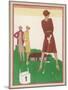 Ladies on a Golf Course-Berlinger-Mounted Photographic Print