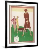 Ladies on a Golf Course-Berlinger-Framed Photographic Print