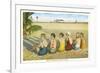 Ladies on Beach, Florida-null-Framed Premium Giclee Print