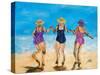 Ladies on the Beach II-Julie DeRice-Stretched Canvas