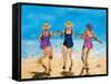 Ladies on the Beach II-Julie DeRice-Framed Stretched Canvas